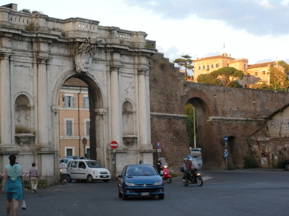 Roman Arch at the end of Melanie's street